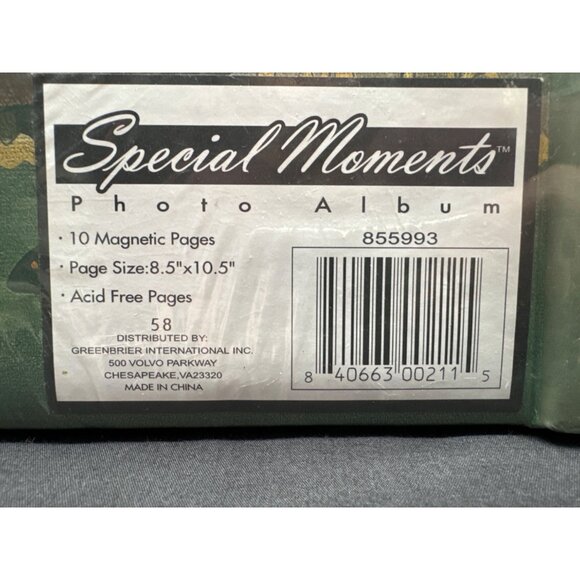 "Special Moments" Summer Photo Album With 10 Magnetic Pages 8.5"x10.5" Acid-Free - Picture 3 of 3